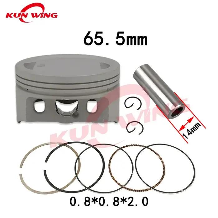 Kit de Piston à gros alésage 63.5mm 65.5mm (broche 14mm) pour Honda XR150L XR150LEKE CBF150 CBF 150 CG 150 TITAN