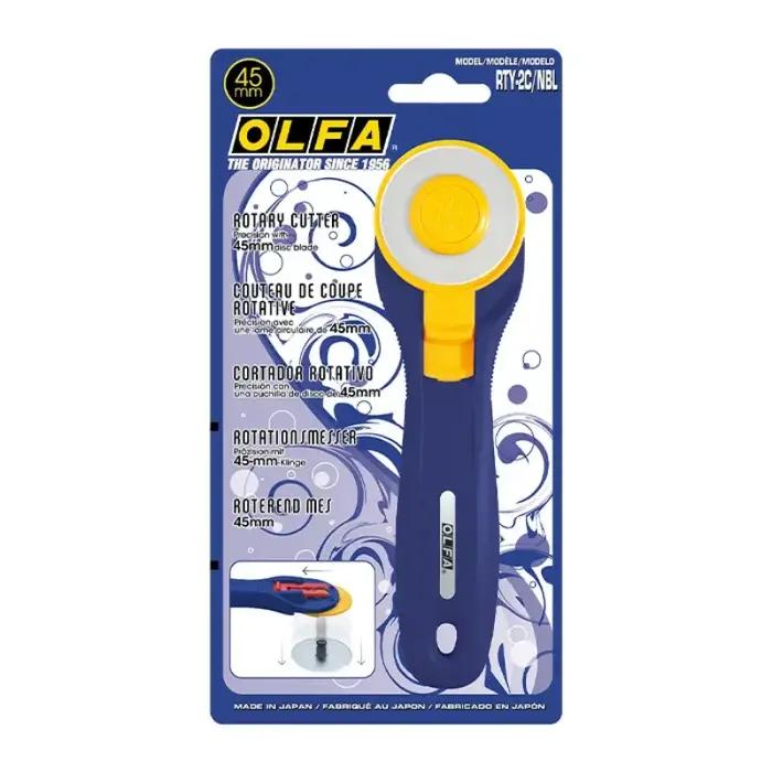 Olfa RTY-2/C 45mm distant Pinkle lame de coupe, coupe-couture multi-usages pour couper le cuir tissu
