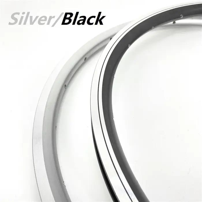 20 "406 jantes de vélo pliantes Double paroi jante en alliage d'aluminium Valve Schrader 20H 24H 28H