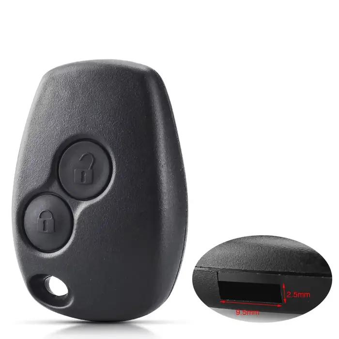 KEYYOU coque de clé à 2 boutons pour Renault Megane Modus Espace Laguna Duster Logan DACIA Sandero F