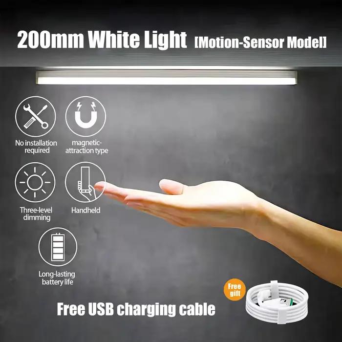 Lampes de nuit LED sans fil à détection automatique, éclairage de sécurité rétroéclairé pour chambre