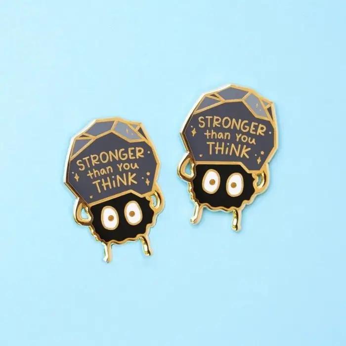Broches en émail dur plus fort que vous pensez, médailles à la mode, broche fourmi, Badge à revers e