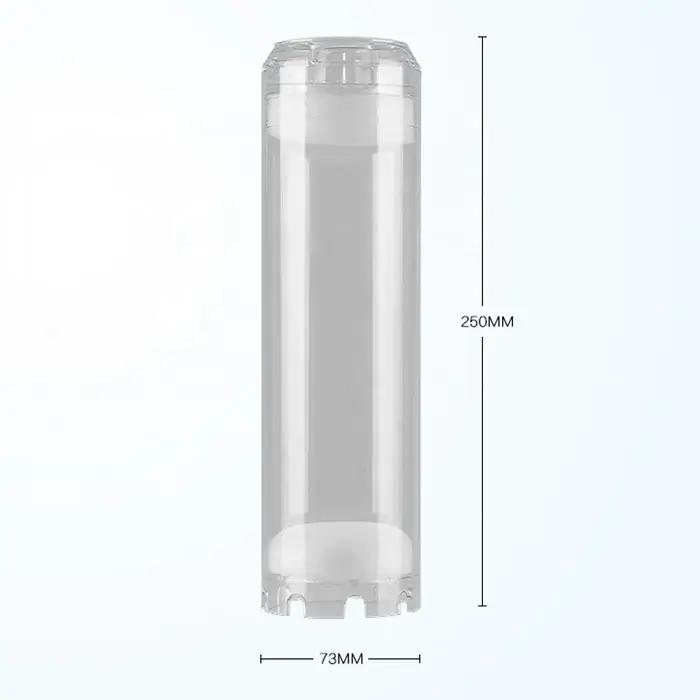 YenvQee cartouche transparente vide réutilisable de 10 pouces/5 pouces pour la résine, outils de fil