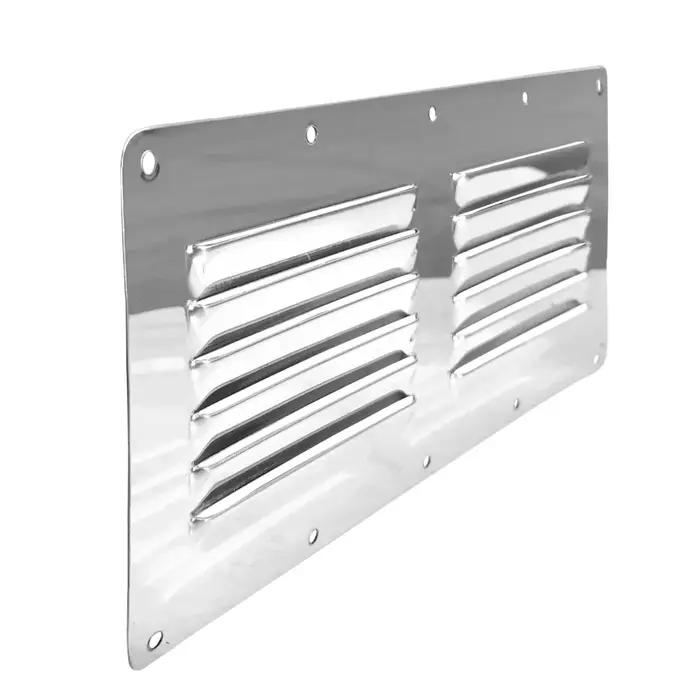 Accessoires de bateau 2X Grille de ventilation en acier inoxydable, couvercle de conduit mural, Louv