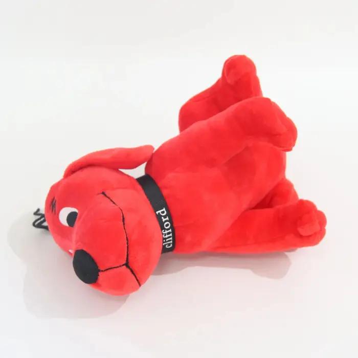 Kawaii Clifford le grand chien rouge en peluche poupée dessin animé en peluche mignon Clifford doux en peluche poupée jouet de noël cadeau pour les filles
