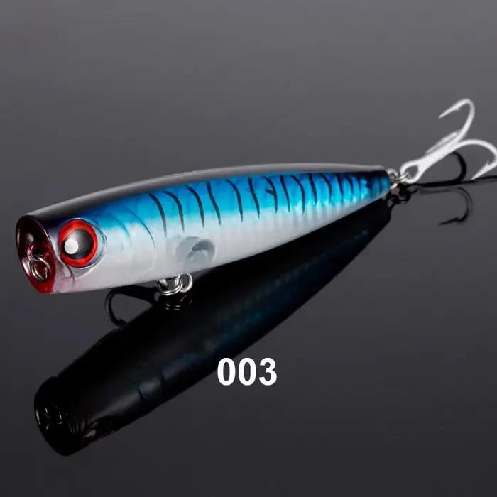 Noeby 105mm 24g Topwater Popper leurres de pêche Wobblers longue coulée appâts durs artificiels eau salée