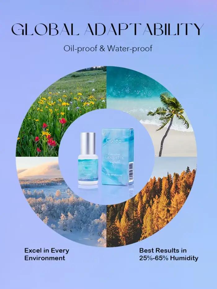 Gollee – adhésif Genius Fix, premier colle pour extensions de cils, tous temps au monde, réglage rap