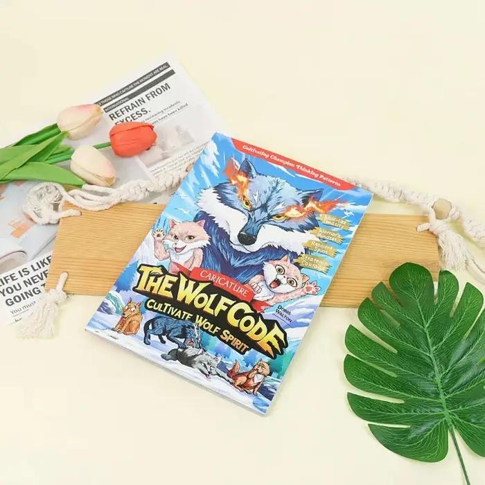 Livre de Bande Dessinée The Wolf Code Cultivez l'Esprit du Loup et la Mentalité du Gagnant Adolescents Jeunes Adultes Occasions Spéciales Éducation Persévérance Courage Stratégique