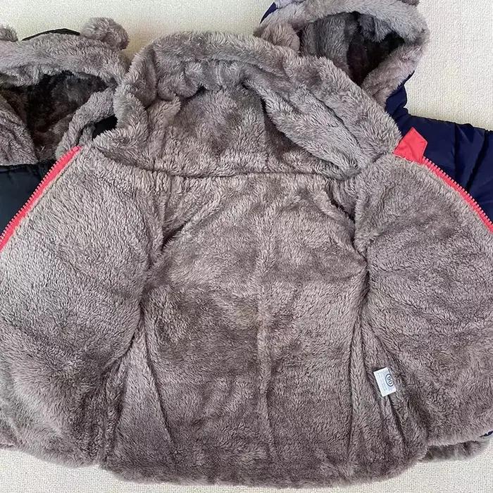 Ensemble de vêtements d'hiver pour enfants, manteaux en molleton d'agneau + pantalons en duvet, 2 pi