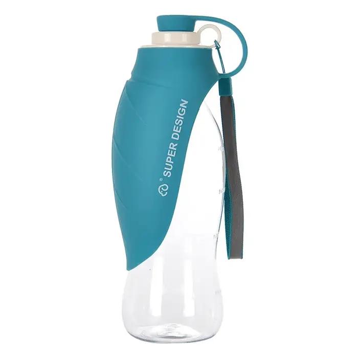 Bouteille d'eau tissée en Y pour chien universelle pour promenades en plein air capacité 500g bols pliables portables pour chiens de toutes tailles matériaux plastique résistant couleurs bleu or noir vert