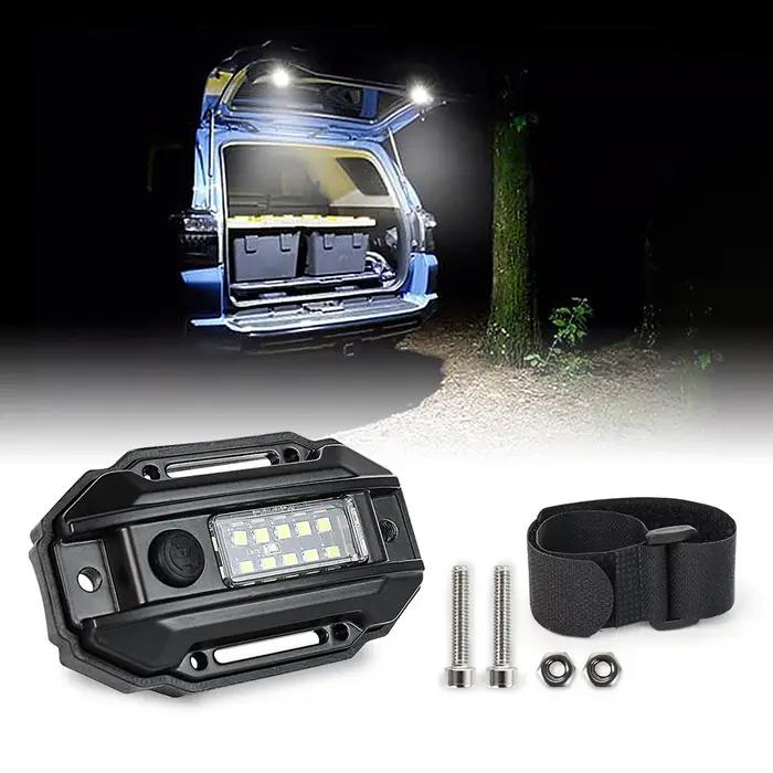 MOVOTOR blanc UTV dôme lumière barre de sécurité montage voiture LED rouleau Cage utilitaire lumière