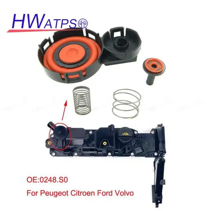 Kit de réparation du couvercle de Valve PCV du moteur avec Membrane 0248.S0, pour citroën C4 Picasso