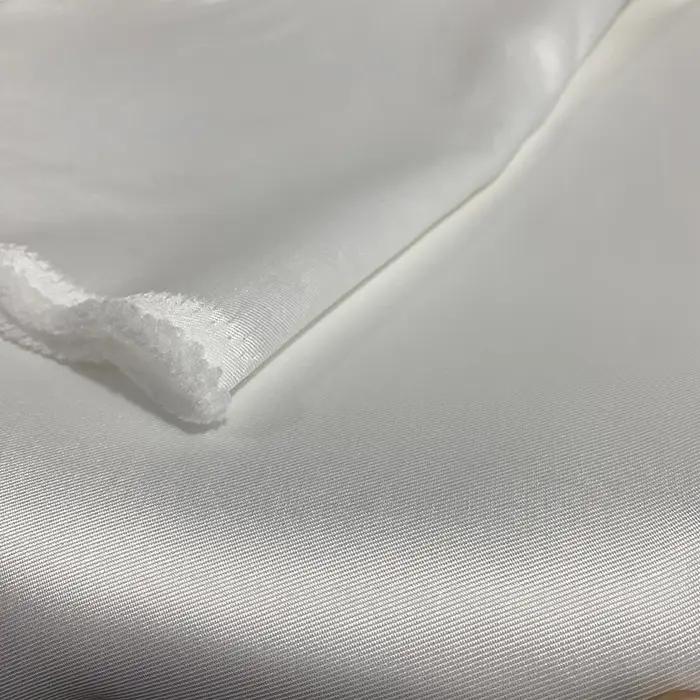 Tissu en satin Mikado blanc croustillant de haute qualité pour robe de soirée, tissu de mariage, ser