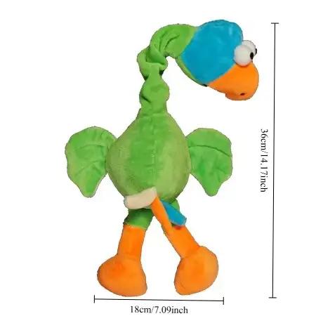 Jouets en peluche pour chiens grinçants, Zoo fou, jouets sonores, animal de compagnie humain interac
