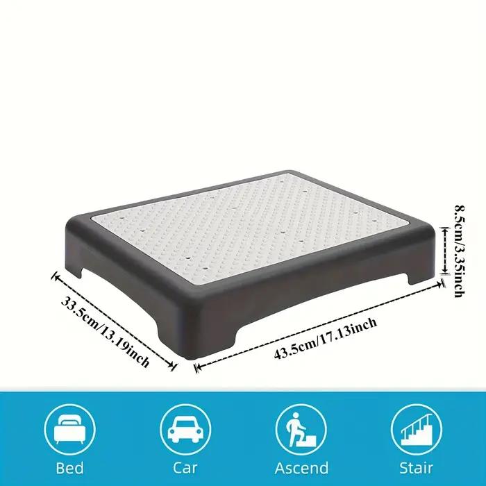 Tabouret de mobilité en une étape, dispositif d'assistance robuste pour l'intérieur et l'extérieur,