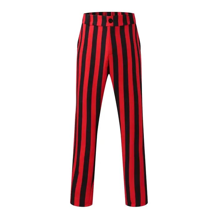Pantalon homme été automne rayé grande taille frais casual sweatpants Harajuku mode streetwear