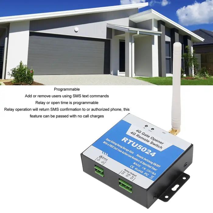 Ouvroir-porte RTU5024 4G SMS Alarme Intelligente Reconnaissance d'Identification Intelligente Télécommande WiFi Télécommande Ouvroir-porte Access Control Kit Occasions Spéciales
