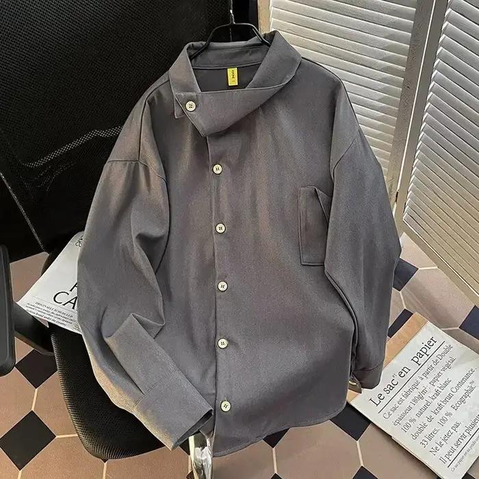 Vêtements pour hommes chemises unisexes à la mode nouveaux hauts amples
