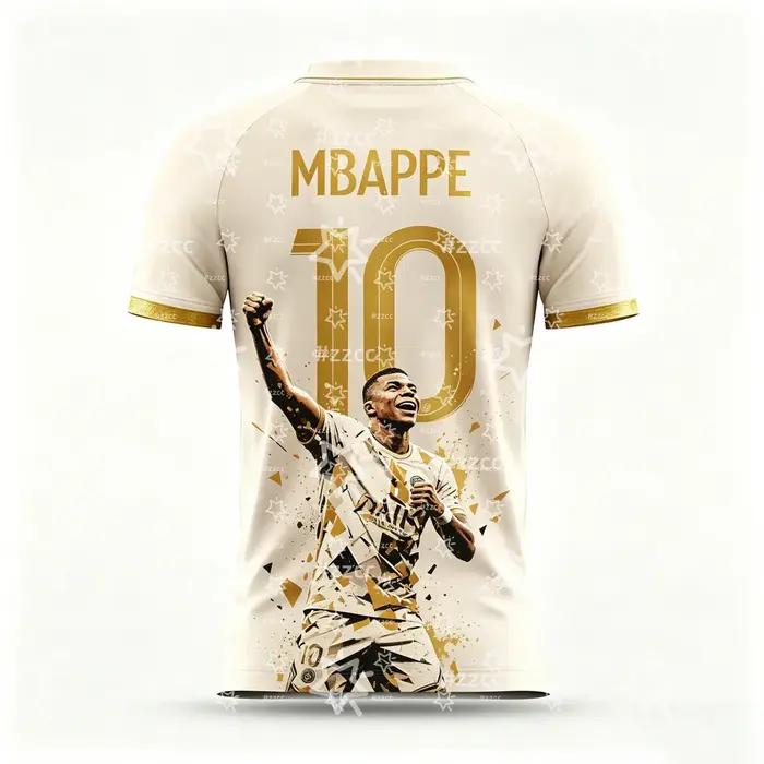 Maillot de football Mbappé 2026, cadeau pour fans, n°10, ensemble d'entraînement, T-shirt de sport d'été pour homme, vêtements pour enfant, maillot de cyclisme