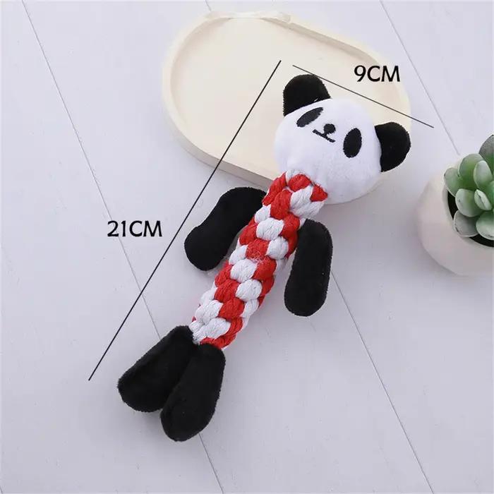 Jouets à mâcher en corde tressée pour animaux de compagnie