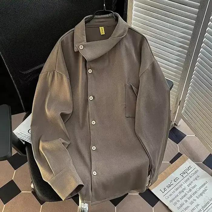 Vêtements pour hommes chemises unisexes à la mode nouveaux hauts amples
