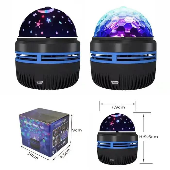 LED ciel étoilé lumières chambre veilleuses 5V USB décoration atmosphère projecteur lampe 360 ° Ro