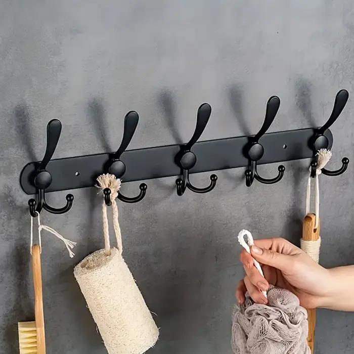 Porte-manteau mural en métal moderne et minimaliste pour hall d'entrée rangement vêtements crochet suspendu dressing occasions spéciales