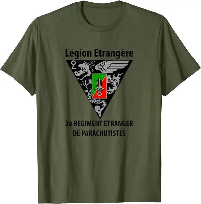 T-Shirt Homme Légion Étrangère-Légion Etrangere, T-Shirt Homme Court Décontracté 100% Coton Chemises