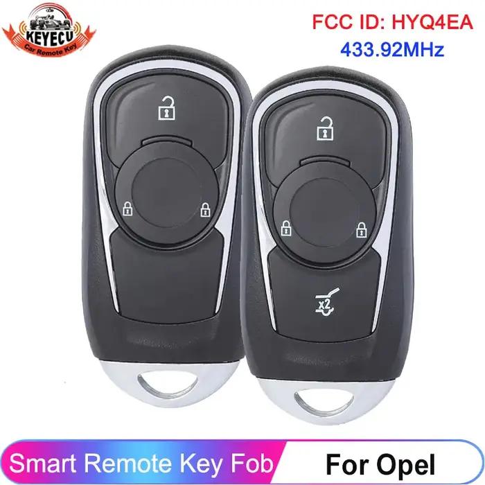 EllYECU-Clé à distance pour Opel Astra K Insignia, 2016 MHz, 2017 MHz, 2018, 2019, 2020, 2021, 13508