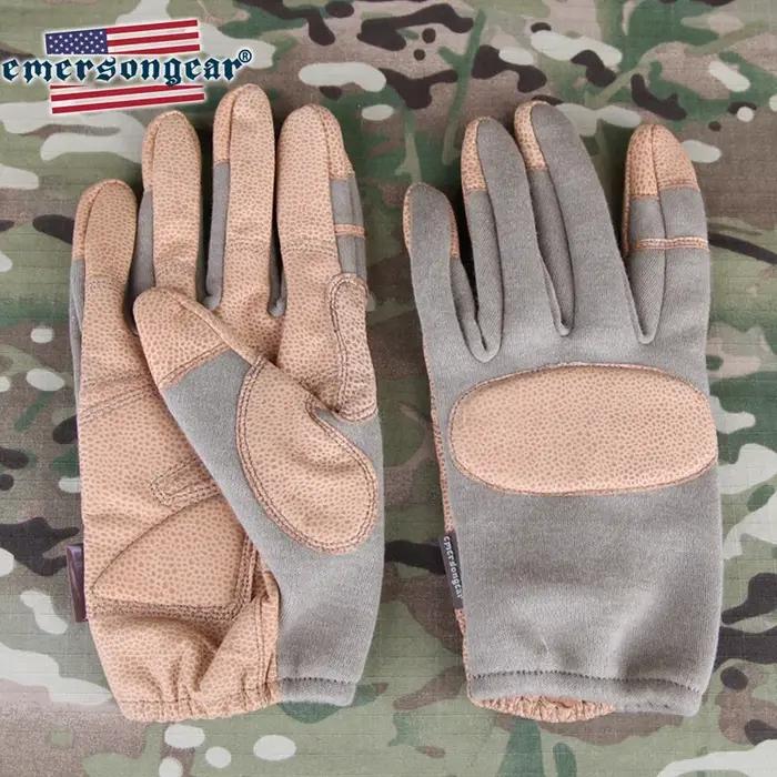 Gants tactiques Emersongear pleine main cuir - Protection
