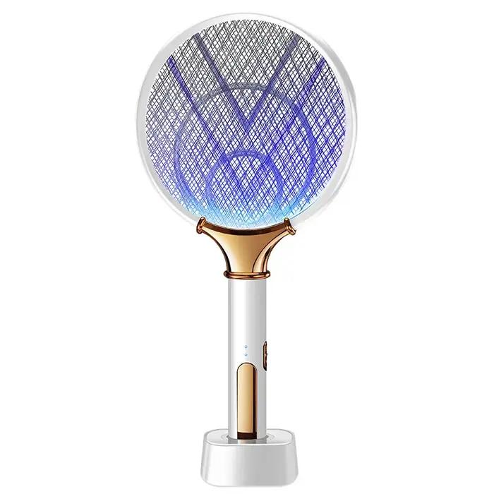 Raquette anti-moustiques 2-en-1 rechargeable USB