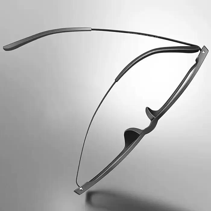 Lunettes de lecture multifocales progressives, monture en titane, unisexe, Anti-lumière bleue, presb