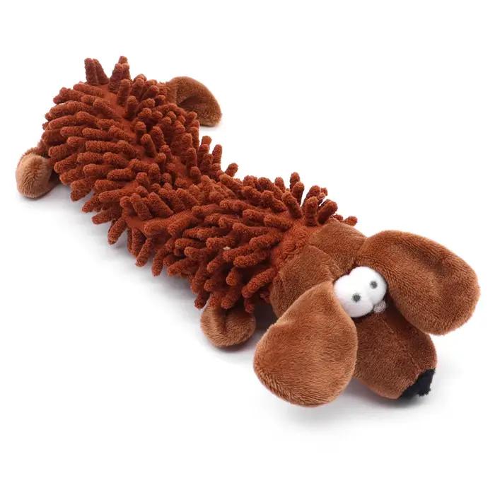 Jouet en peluche couineur pour chien, jouet à mâcher en fourrure résistant aux morsures pour le nett