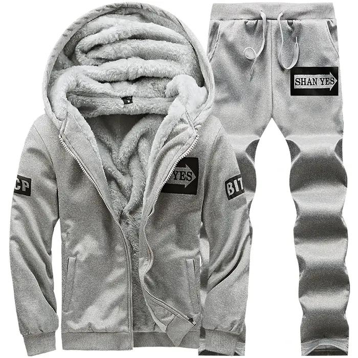 Wolf Czuadlte2024New hiver hommes ensemble de sport pantalons décontractés pull à capuche jeunesse g