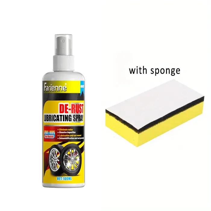 Spray revitalisant universel antirouille pour roues de voiture et Surfaces métalliques, forte décontamination, lisse et fiable