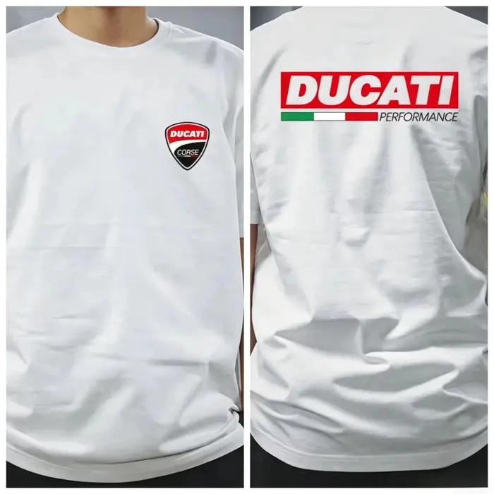 T-shirt graphique unisexe coton motif drapeau tricolore marque moto légendaire streetwear été occasion spéciale sorties rassemblements