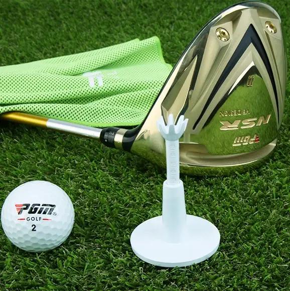 Support de balle de golf réglable et souple, 2 pièces, anti-vol, autoportant, pour le sport, QT019
