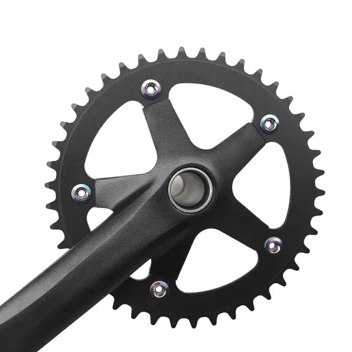 Pédalier de vélo de route 130BCD, jeu de manivelles 152mm 165mm 170mm, bras de manivelle à vitesse u