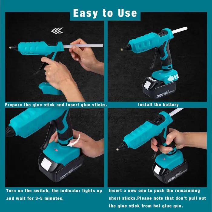 Mellif 100W pistolet à colle chaude sans fil pour batterie Makita 18V LXT BL1830 BL1840 outil de rép