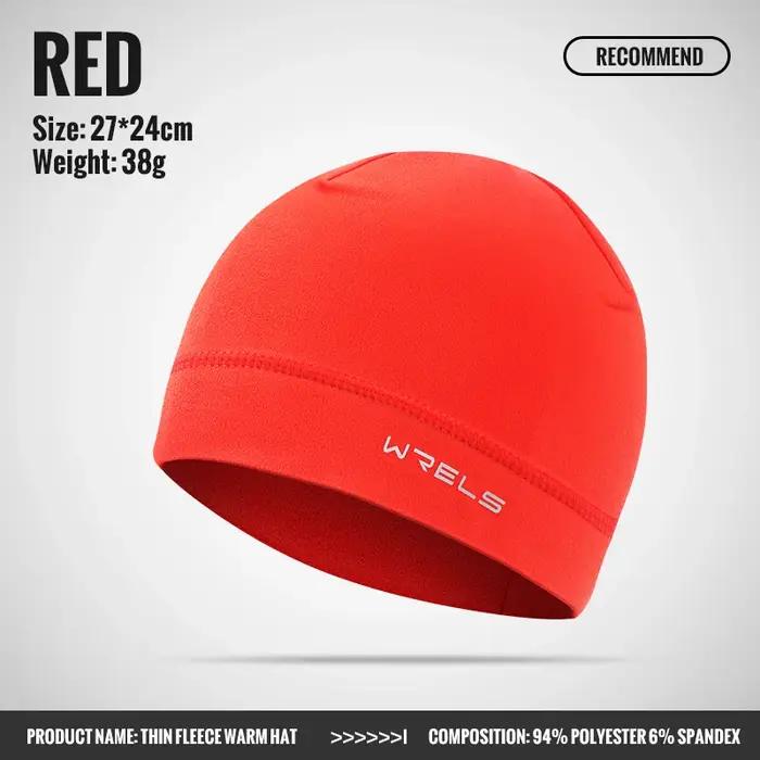 WRELS hiver casquette de cyclisme coupe-vent garder au chaud