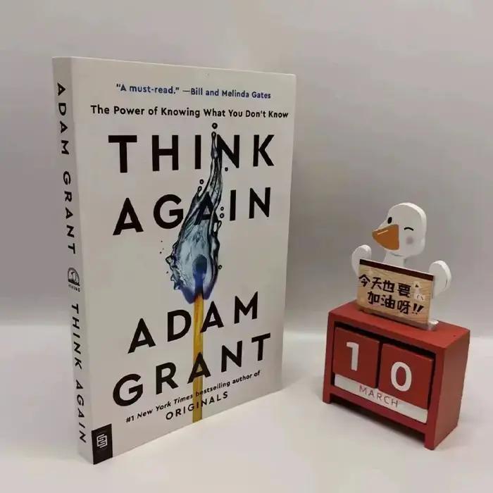 Think Again by Adam Grant The Power of Selling What You Don't Know #1 Livre le plus vendu en anglais