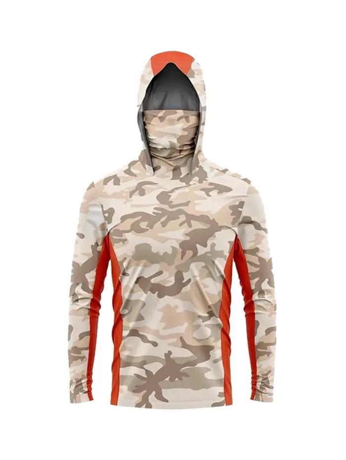 Vêtements de pêche d'extérieur à manches longues pour hommes
