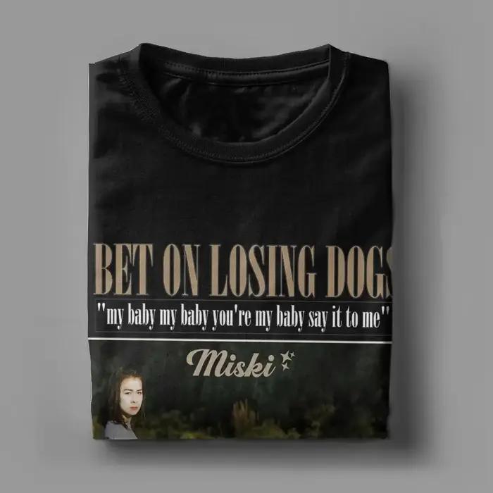 Mitski-T-shirt à manches courtes et col rond pour homme, vêtement classique en coton, nouveauté