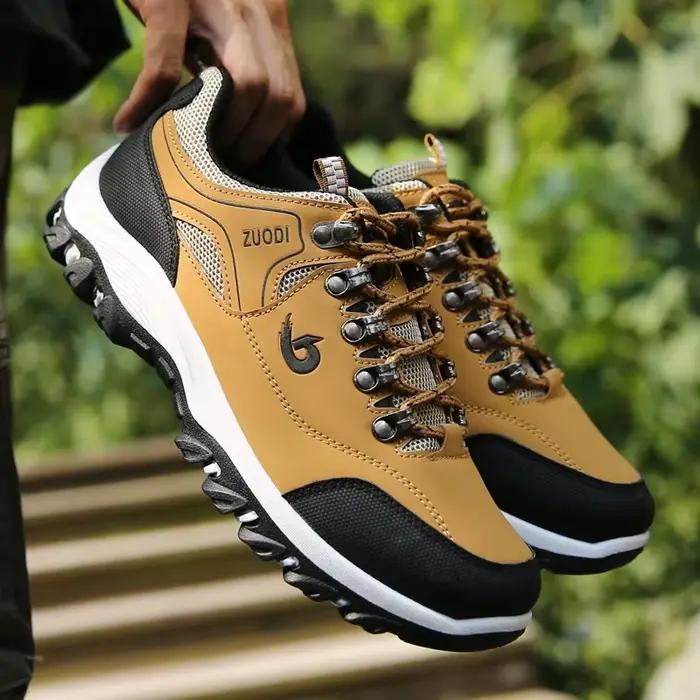 Chaussures de randonnée imperméables en synthétique pour hommes, baskets tactiques résistantes à l'usure pour trekking, marche et chasse occasions spéciales