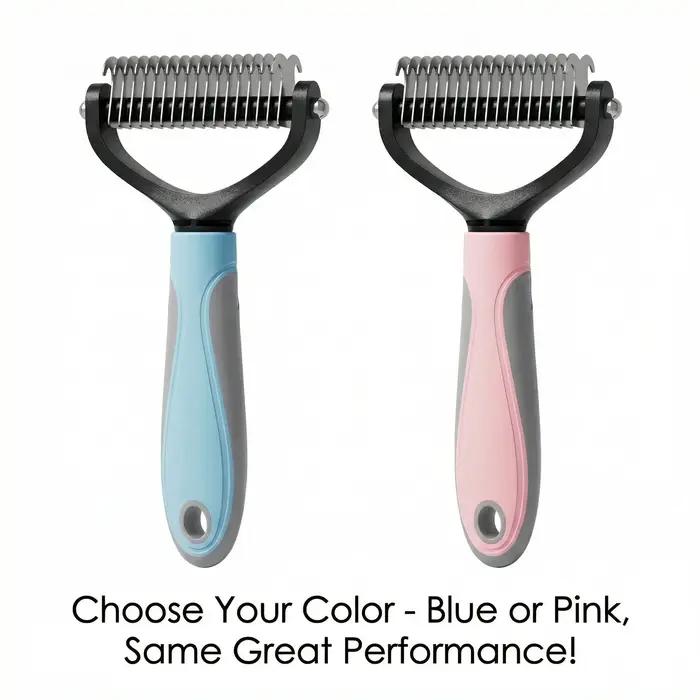Brosse démêlante double face pour animaux de compagnie