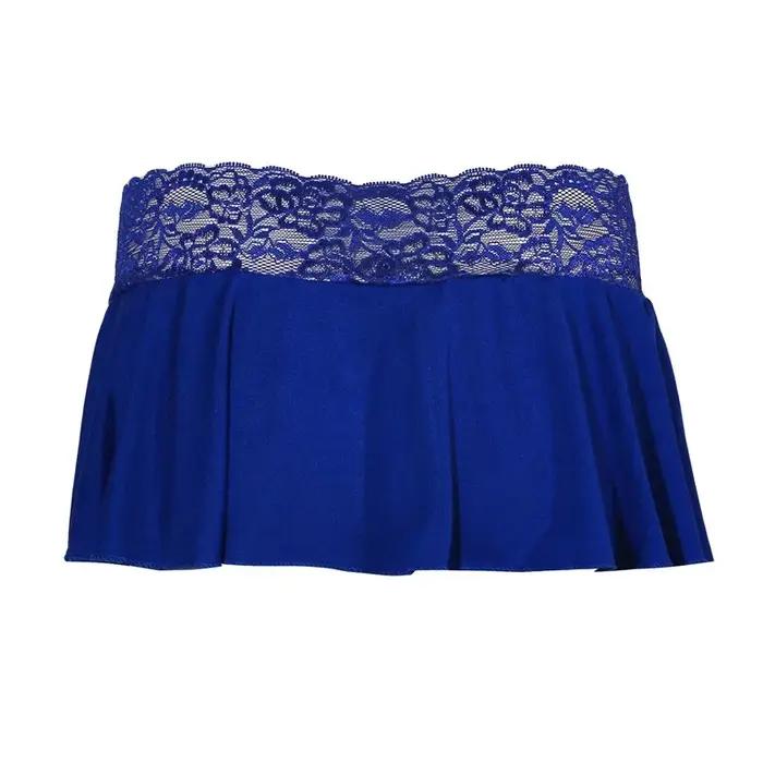 Mini jupe en dentelle pour femmes, polyester, style sexy et club, plissé, haute élasticité, pour sorties et fêtes
