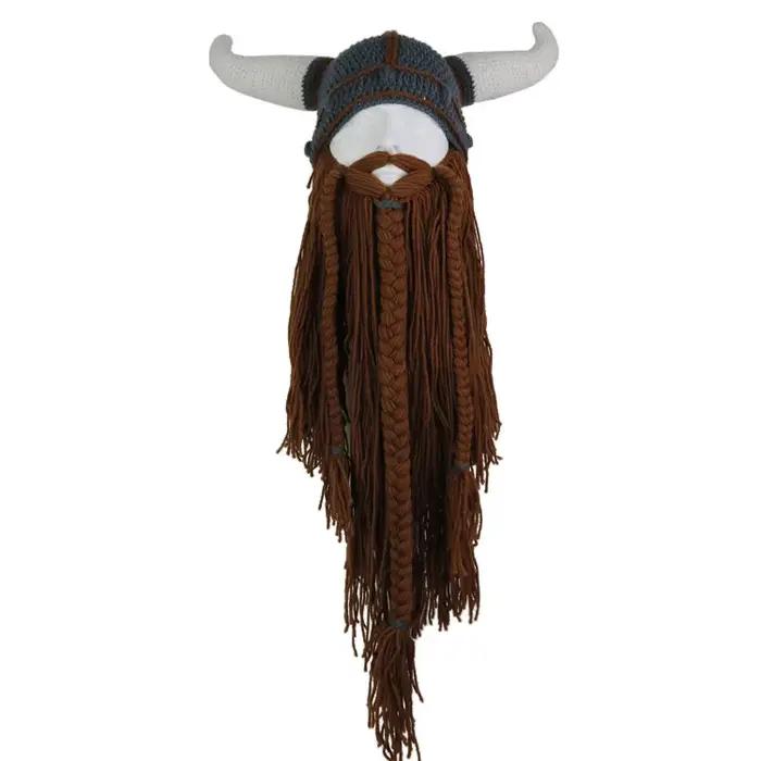 Chapeau de laine unisexe pour Halloween et autres fêtes, style sport, chaud et résistant pour l'hiver et les événements extérieurs