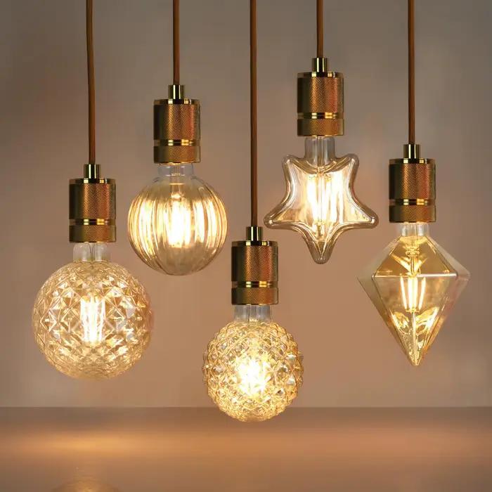 10 pièces 60mm 80mm 95mm 130mm 145mm 185mm 260mm 300mm LED Edison ampoule pièces de lampe DC3V LED a