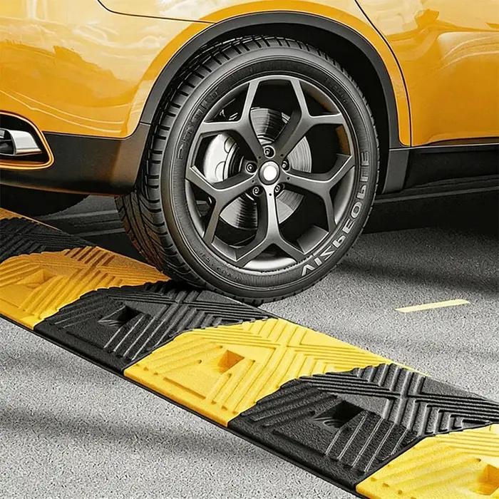 Dissuasifs de vitesse en caoutchouc ou en plastique, pour la sécurité routière, bosses de vitesse en caoutchouc, dissuasifs de vitesse routiers