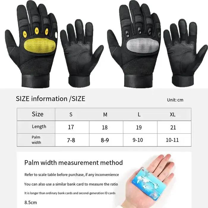 Gants tactiques coque dure protection complète - Compatibles écrans tactiles anti-dérapage chasse